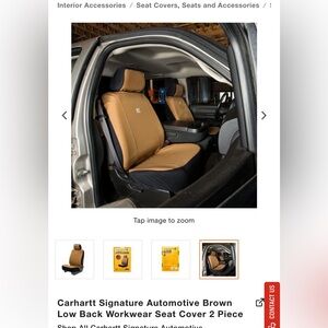 Carhart seat covers slightly used.